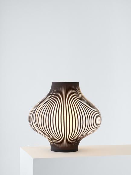 John Lewis Harmony Ribbon Small Table Lamp, Black