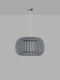 John Lewis Harmony Small Ribbon Ceiling Light, Black