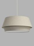 John Lewis Lisbeth Easy-to-Fit Ceiling Shade, Natural