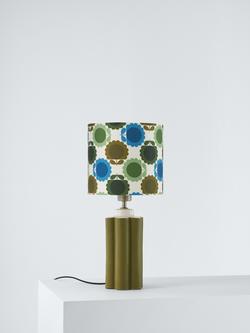 Orla Kiely Scallop Table Lamp, Green - view 2, Green