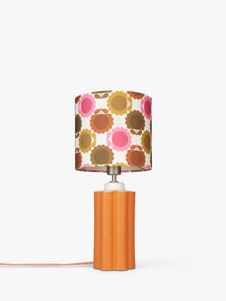 Orla Kiely Scallop Table Lamp, Terracotta - view 2, Terracotta
