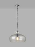 John Lewis Cartmel Textured Glass Pendant Ceiling Light