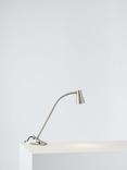 John Lewis Metal Clip Table Lamp, Chrome
