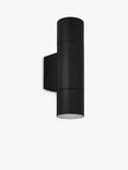 John Lewis Strom LED XL Outdoor Wall Light, Black