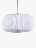 John Lewis Issie Grande Easy-to-Fit Paper Ceiling Light, White