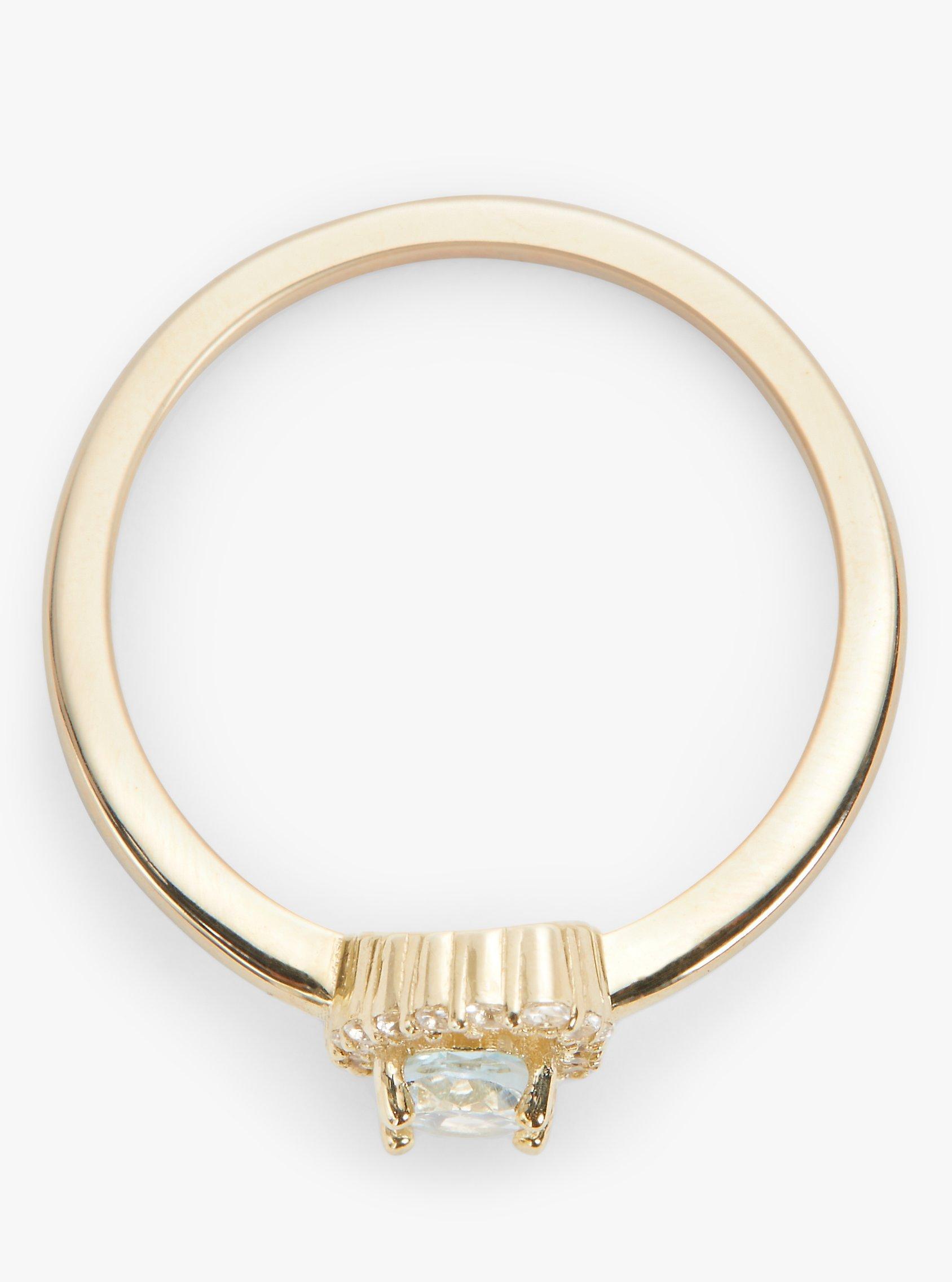 Product image 6 of 9, which shows John Lewis Bright Young Gems Limited Edition 9ct Yellow Gold Topaz Cocktail Ring, Gold, P