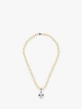 Eclectica Pre-Loved Swarovski Crystal Faux Pearl Necklace, Dated Circa 1980s