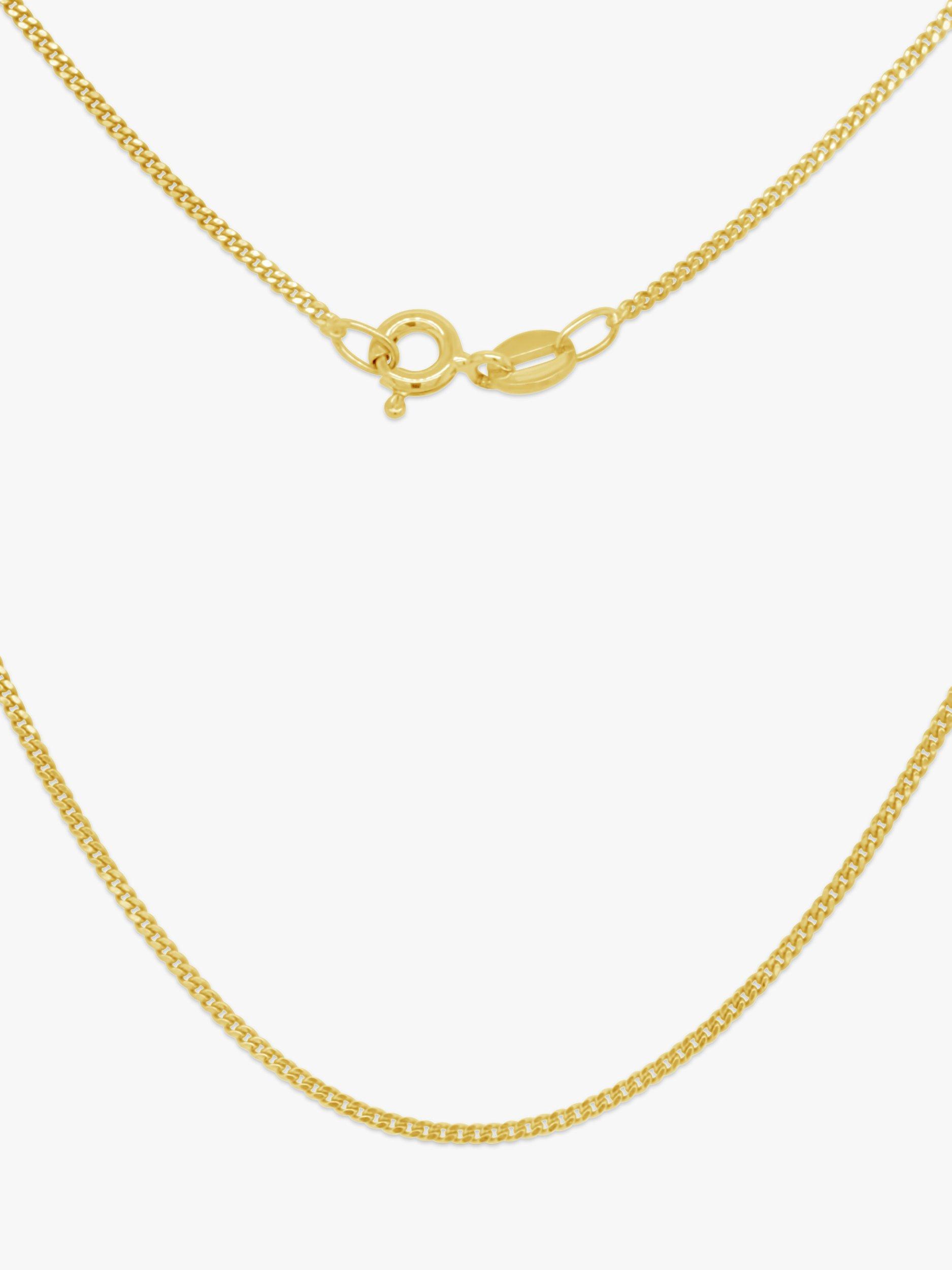 Milton & Humble Jewellery Pre-Loved 9ct Yellow Gold Curb Link Chain Necklace, Dated 1979