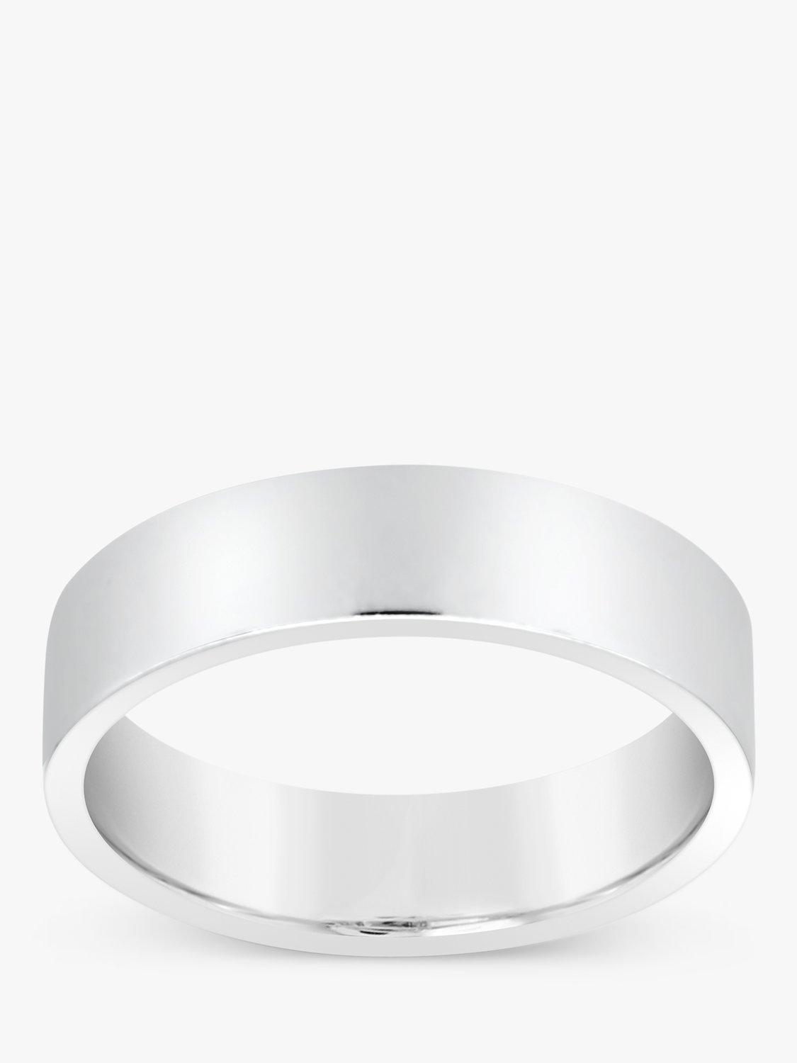 Product image 1 of 5, which shows Milton & Humble Jewellery Pre-Loved 950 Platinum Band Ring, Dated 2007