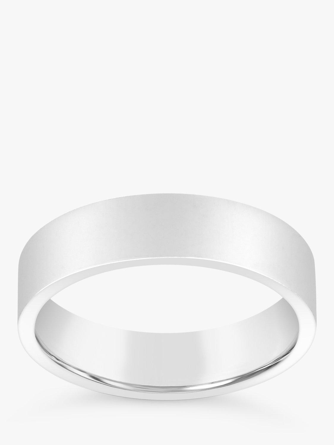 Product image 2 of 5, which shows Milton & Humble Jewellery Pre-Loved 950 Platinum Band Ring, Dated 2007