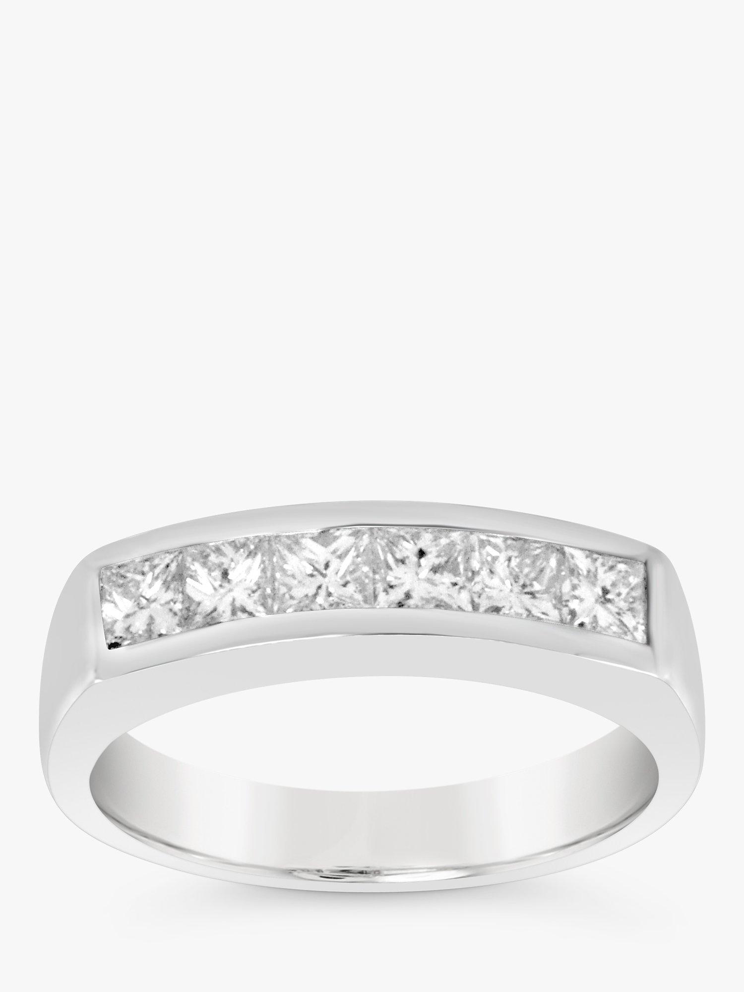 Product image 1 of 5, which shows Milton & Humble Jewellery Pre-Loved 18ct White Gold Diamond Eternity Ring, Dated London 2002