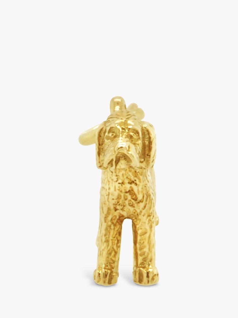 Product image 1 of 2, which shows Milton & Humble Jewellery Pre-Loved 9ct Yellow Gold Dog Charm, Dated Birmingham 1955