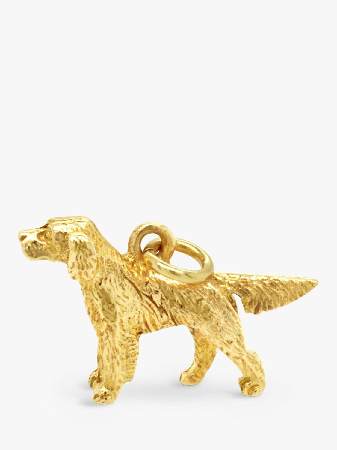 Product image 2 of 2, which shows Milton & Humble Jewellery Pre-Loved 9ct Yellow Gold Dog Charm, Dated Birmingham 1955