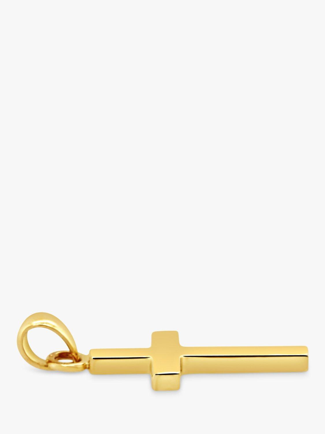 Product image 2 of 2, which shows Milton & Humble Jewellery Pre-Loved 9ct Yellow Gold Cross Pendant