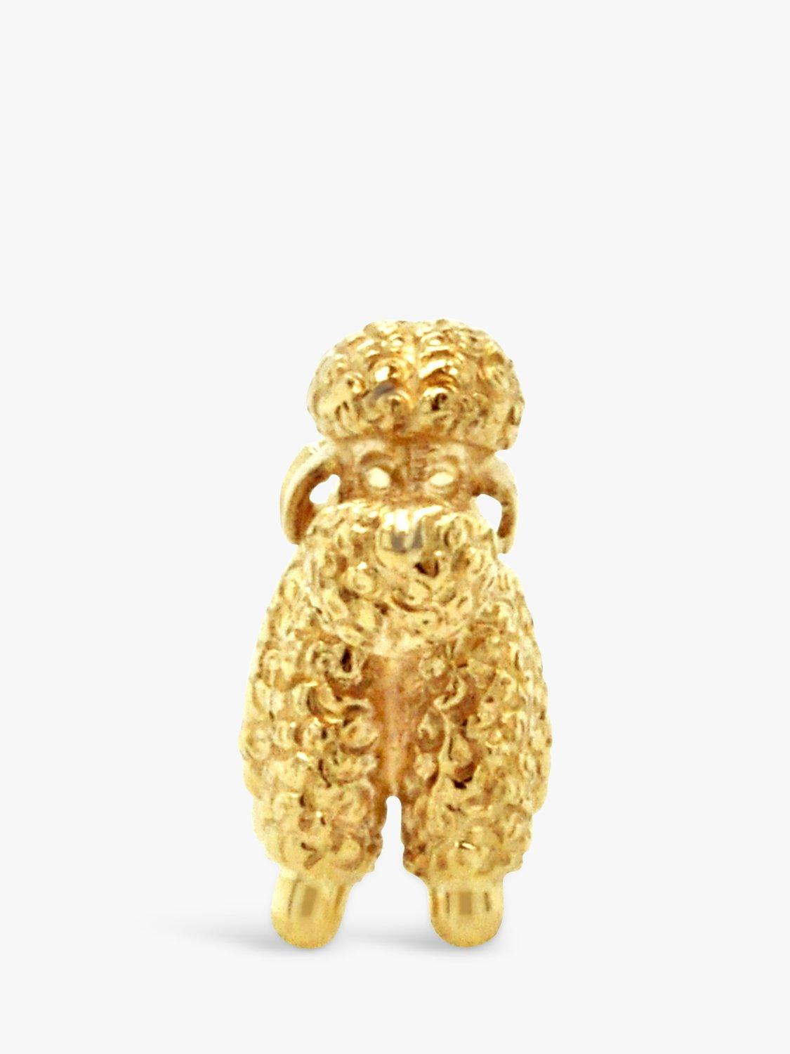 Product image 2 of 2, which shows Milton & Humble Jewellery Pre-Loved 9ct Yellow Gold Poodle Charm, Dated Birmingham 1962