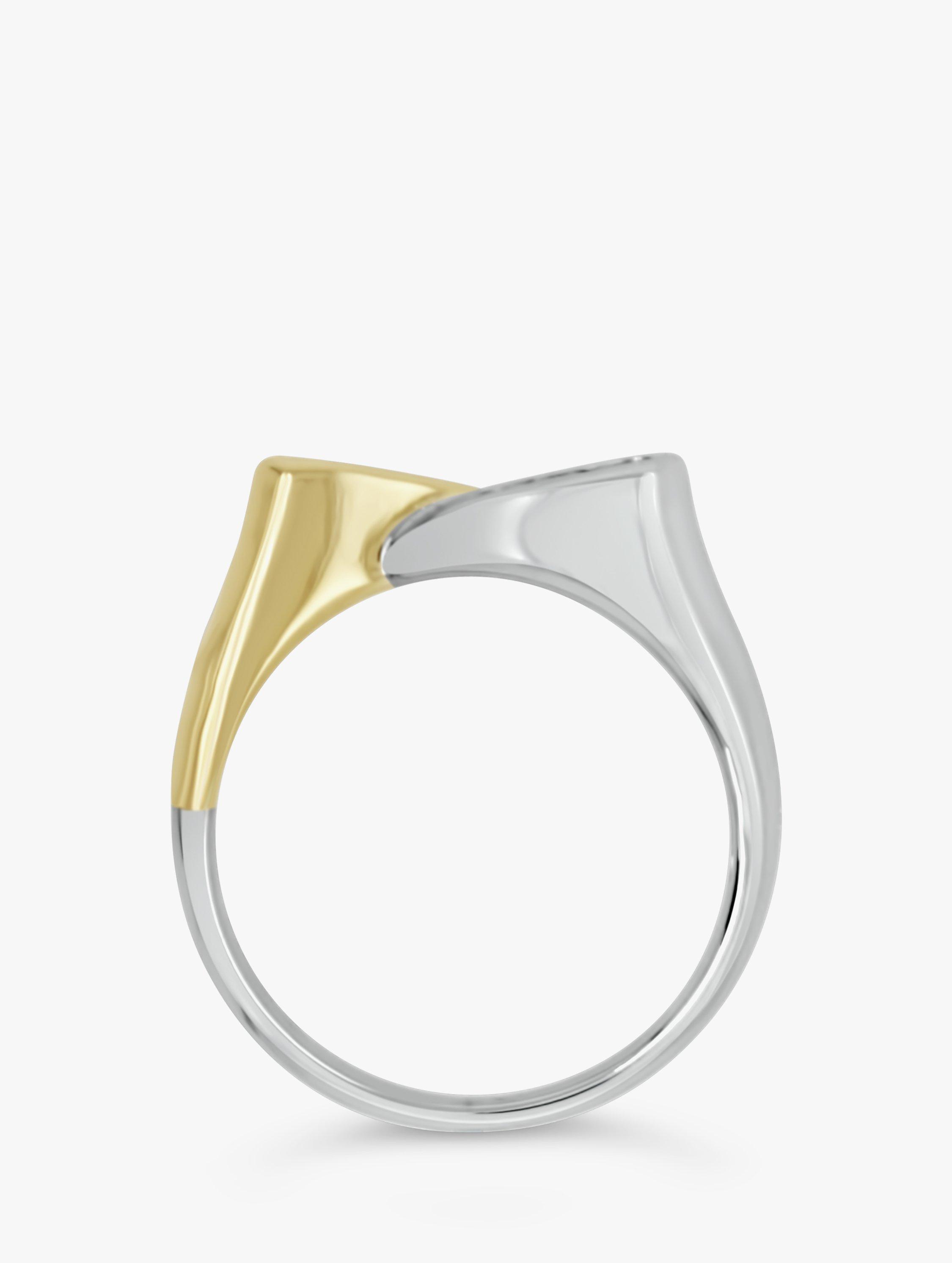 Milton & Humble Jewellery Pre-Loved 14ct White & Yellow Gold Diamond Ring