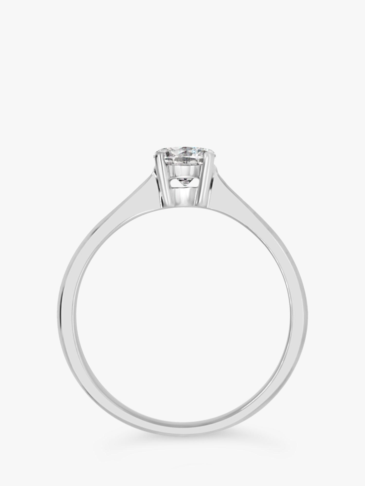 Product image 3 of 4, which shows Milton & Humble Jewellery Pre-Loved 18ct White Gold Diamond Engagement Ring