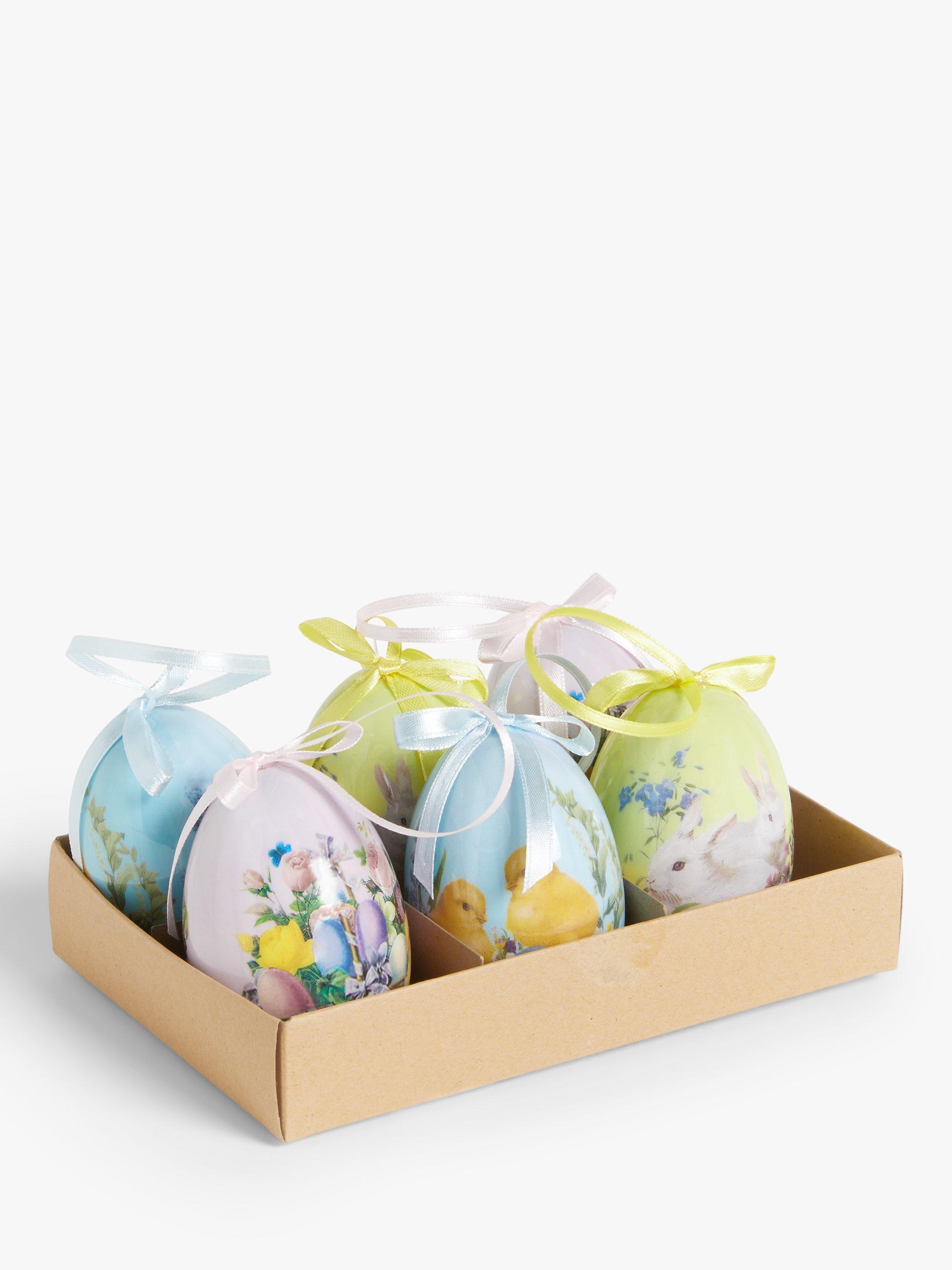Kaemingk Vintage Hanging Egg Decoration, Pack of 6
