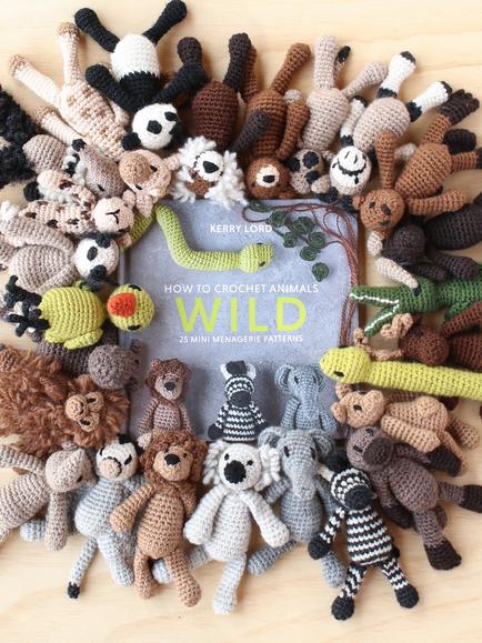 TOFT - How to Crochet Animals WILD Knitting Pattern Book - view 2, Multi