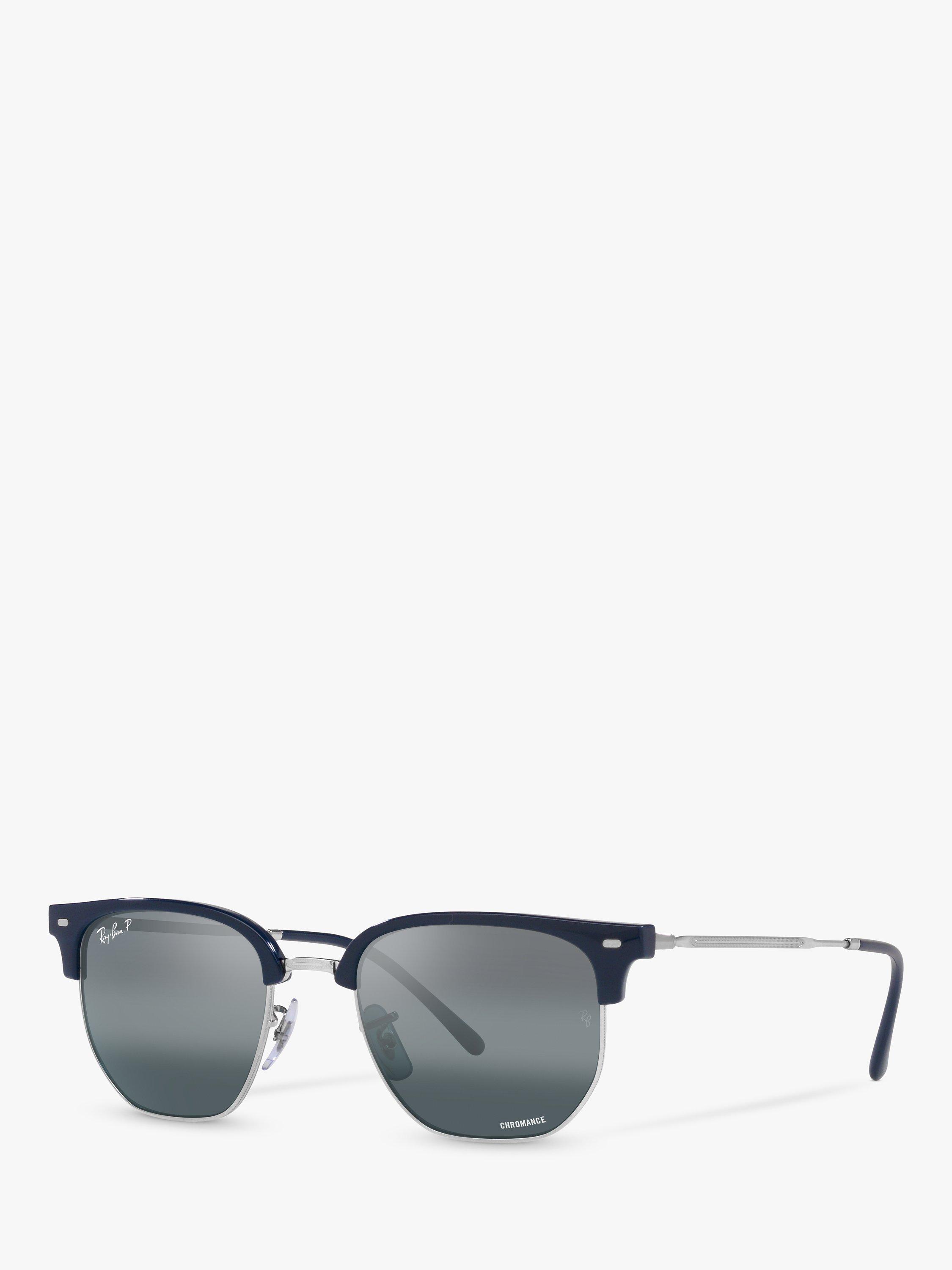 Ray Ban RB4416 New Clubmaster Sunglasses Blue Silver