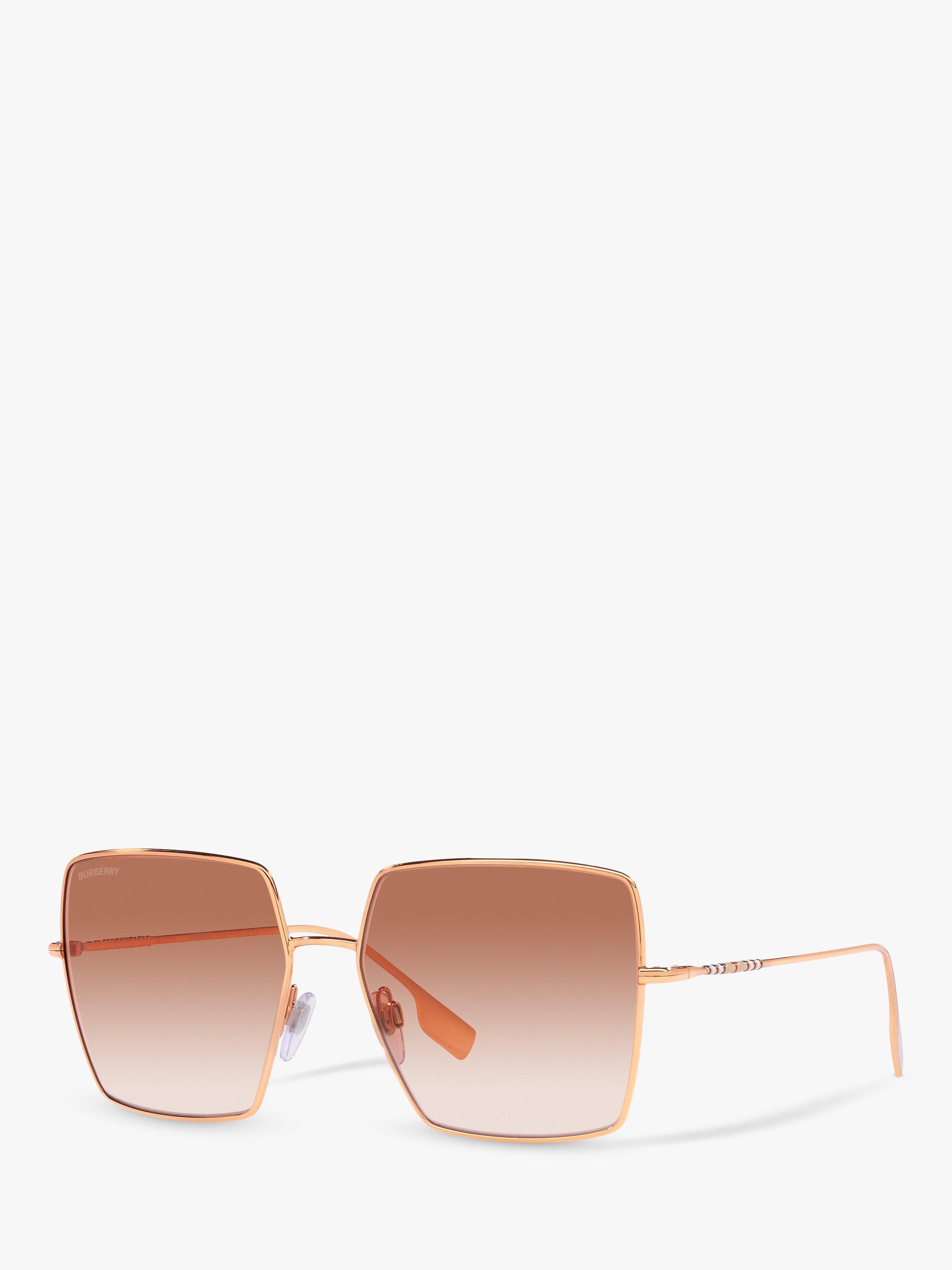 Burberry BE3133 Women s Daphne Square Sunglasses Rose Gold Pink Gradient