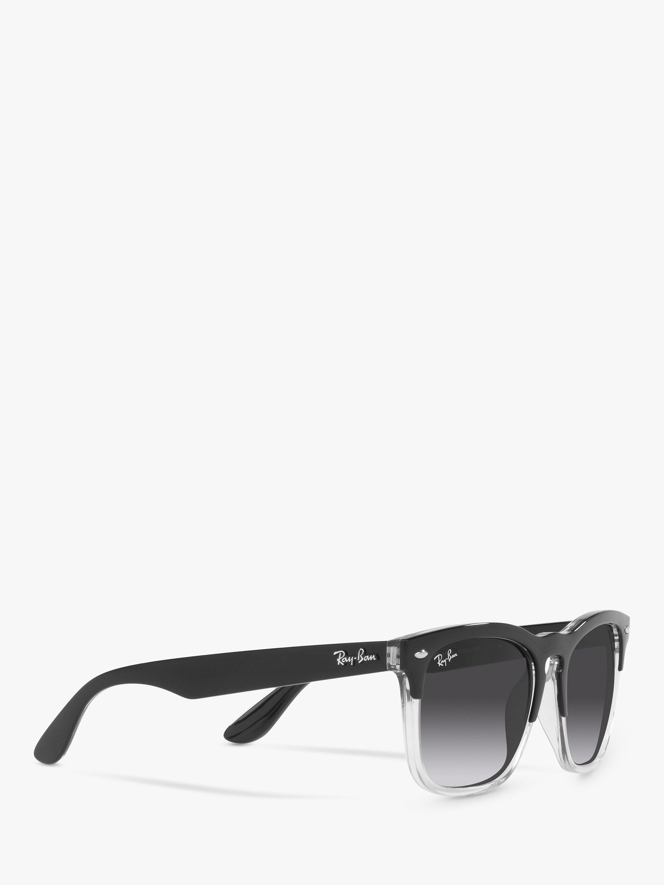 Product image 11 of 11, which shows Ray-Ban RB4487 Unisex Steve D-Frame Sunglasses, Black/Grey Gradient