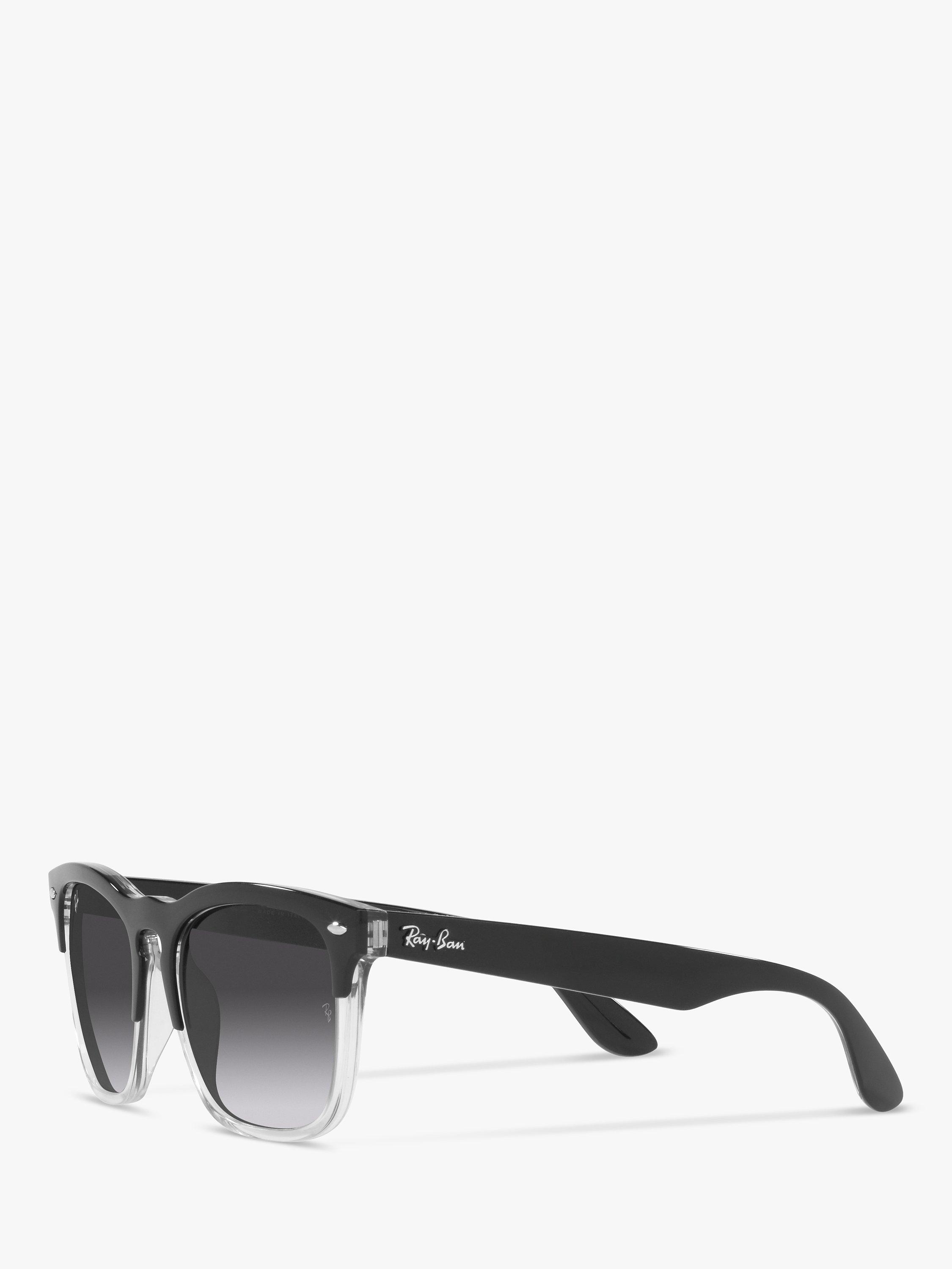 Product image 2 of 11, which shows Ray-Ban RB4487 Unisex Steve D-Frame Sunglasses, Black/Grey Gradient