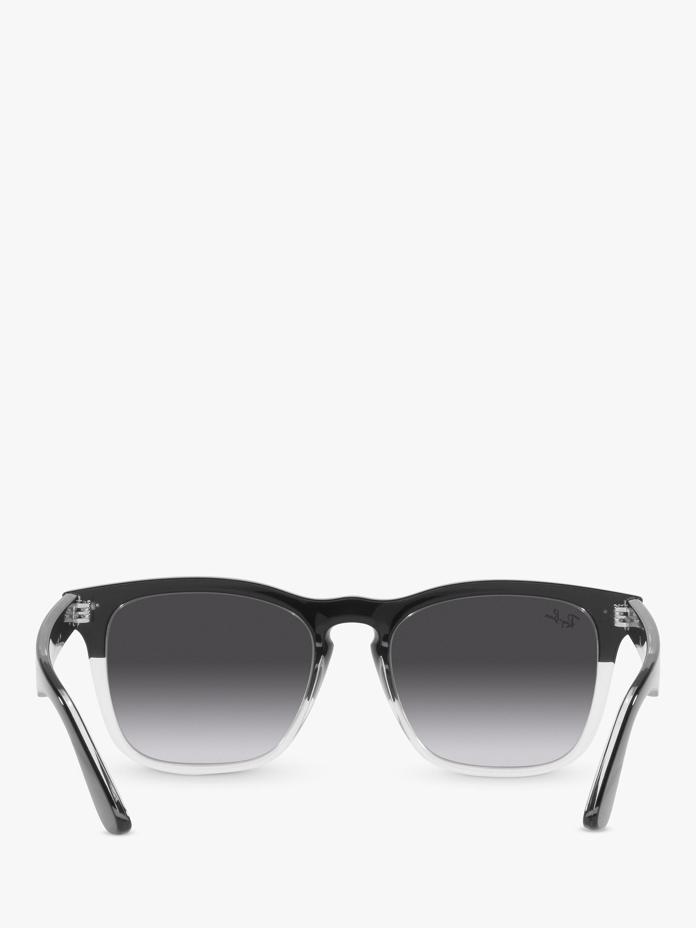 Product image 7 of 11, which shows Ray-Ban RB4487 Unisex Steve D-Frame Sunglasses, Black/Grey Gradient