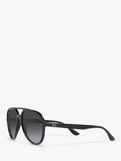 Ray-Ban RB4376 Unisex Aviator Sunglasses - view 2, Black/Grey Gradient