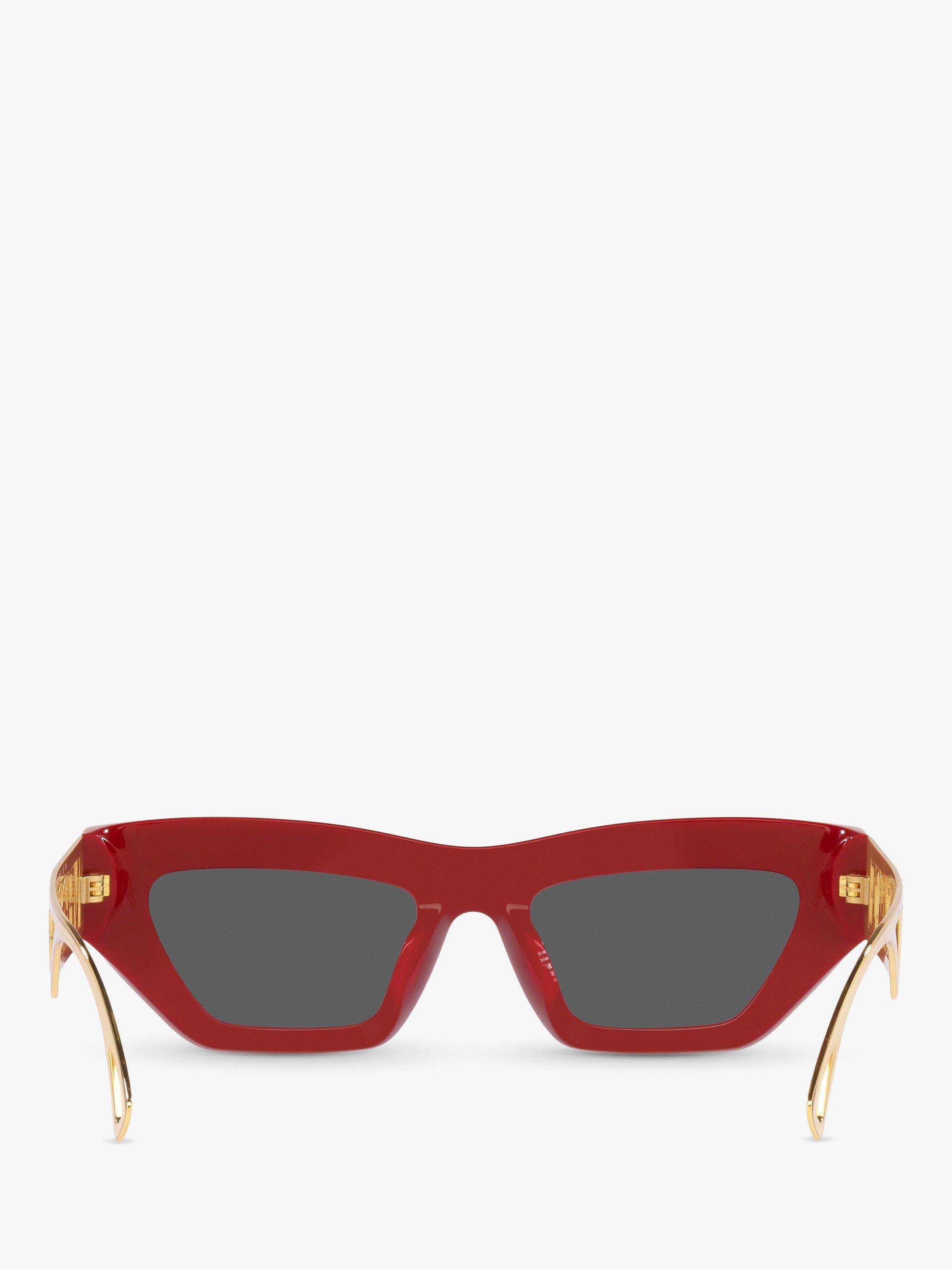 Product image 7 of 11, which shows Versace VE4432U Women's Irregular Sunglasses, Red/Grey