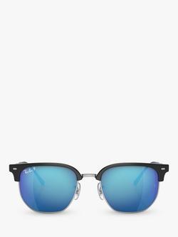 Ray-Ban RB8265 Irregular Sunglasses, Black/Silver - view 2, Black/Silver