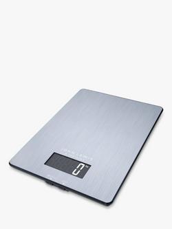 John Lewis Stainless Steel Platform Digital Kitchen Scale, 5kg, Silver - view 2, Silver