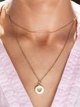 Recognised Heart Popon Bobble Chain Pendant Necklace