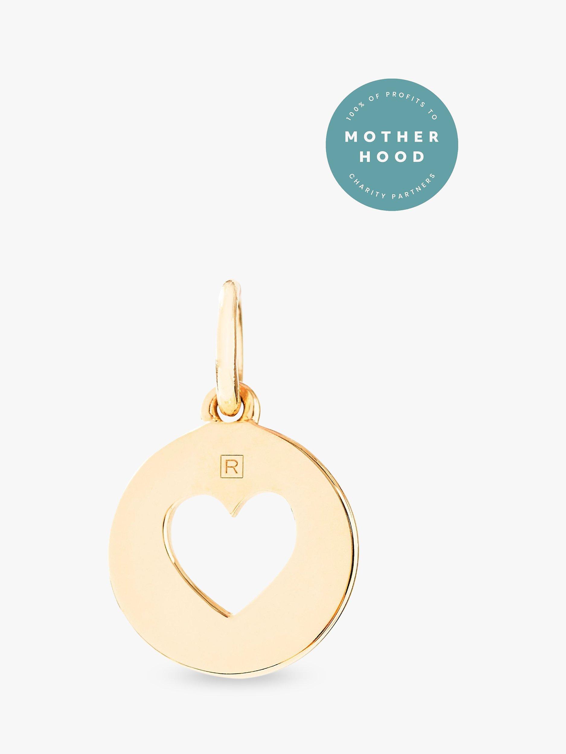 Product image 2 of 4, which shows Recognised Heart Popon Pendant Necklace, Gold