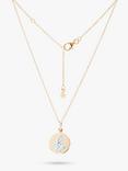 Recognised Alphabet Popon Pendant Necklace, Gold