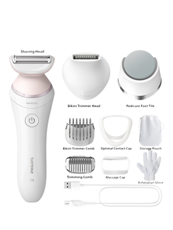Philips 8000 Series BRL176/00 Lady Shaver, White - view 2, White