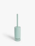 John Lewis Block Stripe Slimline Toilet Brush, Dusty Green