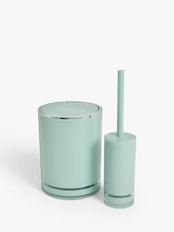 John Lewis Block Stripe Soap, White