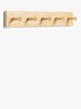 John Lewis Shaker 5 Hook Hanging Rack, FSC-Certified (Ash Wood)