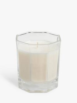 John Lewis White Tea & Bergamot Scented Candle, 200g - view 2, Clear