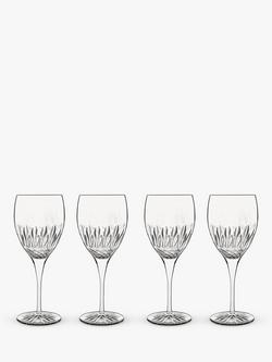 Luigi Bormioli Diamante Chianti Red Wine Glass, Set of 4, 520ml, Clear, Clear