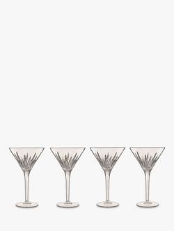 Luigi Bormioli Mixology Martini Cocktail Glass, Set of 4, 215ml, Clear, Clear
