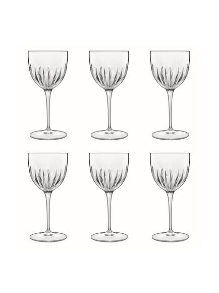 Luigi Bormioli Mixology Nick & Nora Cocktail Glass, Set of 6, 150ml, Clear, Clear