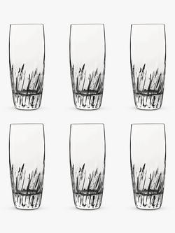 Luigi Bormioli Mixology Glass Highballs, Set of 6, 435ml, Clear, Clear