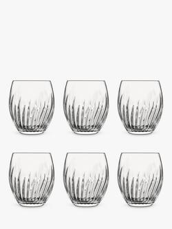 Luigi Bormioli Mixology Glass Tumblers, Set of 6, 500ml, Clear, Clear