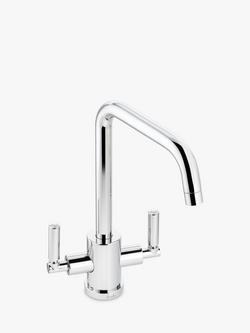Abode Atlas Quad Monobloc 2 Lever Kitchen Tap, Chrome