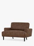 Swyft Model 05 Faux Leather Loveseat, Chestnut