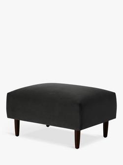 Swyft Model 05 Footstool, Velvet Charcoal
