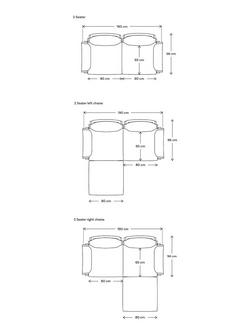 Swyft Model 06 Medium 2 Seater Sofa - view 2, Chenille Hydro