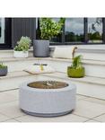 Ivyline Solis Garden Large Water Feature, Terrazzo/Brass